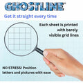 Dixon Ticonderoga Ghostline Faint 1/2" Grid Foam Board, Black, 10 / Carton, PACCAR12007