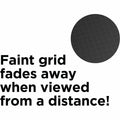 Dixon Ticonderoga Ghostline Faint 1/2" Grid Foam Board, Black, 10 / Carton, PACCAR12007