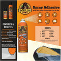 Gorilla Glue Spray Adhesive, Clear, GOR6301502