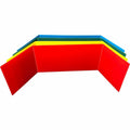 Flipside Tri-fold StudyCarrel, Assorted Colors, 12 / Pack, FLP19279