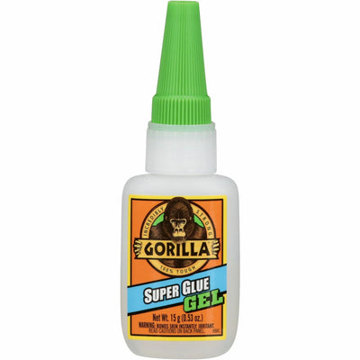 Gorilla Glue Gorilla Super Glue Gel, Clear, GOR7600101