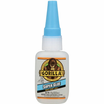 Gorilla Glue Gorilla Super Glue, Clear, GOR7805001