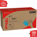Kimberly-Clark Wypall General Clean L30 Heavy Cleaning Towels, White, 1 Carton, KCC03086