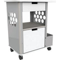 Safco Focal Rolling Storage Cart, White, SAF5202WH
