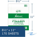 Roaring Spring Paper Spring BioBased Filler Paper, 11" x 8 1/2", 24 / Carton, ROA13186CS