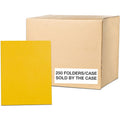 Roaring Spring Paper Spring Letter Fastener Folder, Yellow, 8 1/2" Width x 11" Length, 1 Carton, ROA54125CS
