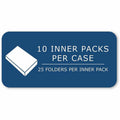 Roaring Spring Paper Spring Letter Fastener Folder, Yellow, 8 1/2" Width x 11" Length, 1 Carton, ROA54125CS
