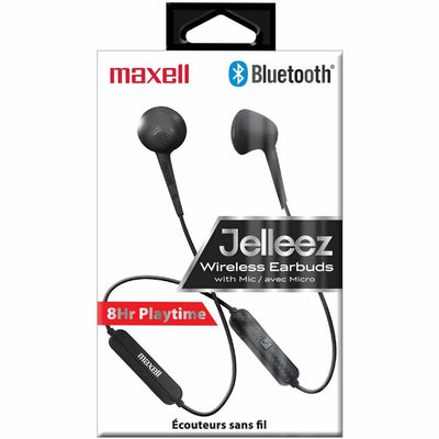 Maxell Jelleez JBT-BLK Earset, Black, MAX198018