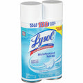 Reckitt Benckiser plc Lysol Crisp Linen Disinfectant Spray, Clear, 4 / Carton, RAC99608CT