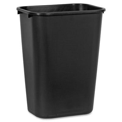 Rubbermaid Commercial 41 QT Large Deskside Wastebaskets, Black, 10.25 gal, RCP295700BKCT