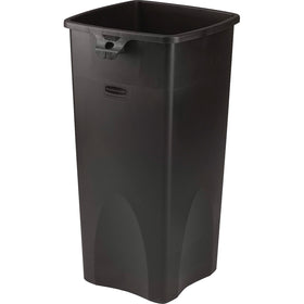 Rubbermaid Commercial Untouchable Square Container, Black, 23 gal, RCP356988BKCT