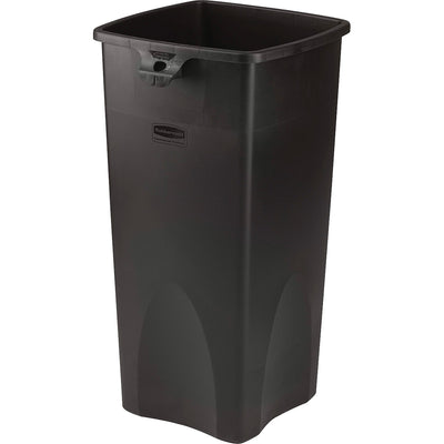 Rubbermaid Commercial Untouchable Square Container, Black, 23 gal, RCP356988BKCT