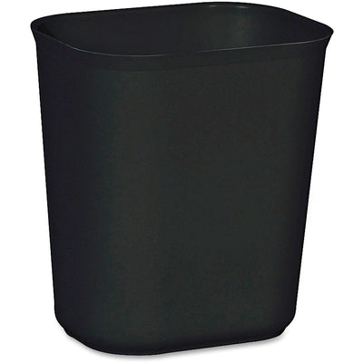 Rubbermaid Commercial 14 QT Fire-Resistant Wastebaskets, Black, 3.50 gal, RCP254100BKCT