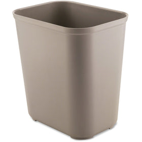 Rubbermaid Commercial 28 QT Fire-Resistant Wastebaskets, Beige, 7 gal, RCP254300BGCT