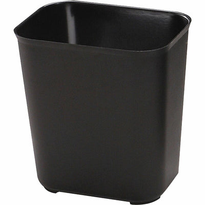 Rubbermaid Commercial 28 Quart Fire Resistant Wastebasket, Black, 7 gal, RCP254300BKCT