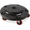 Rubbermaid Commercial Brute Quiet Dolly, Black, 2 / Carton, RCP264043BLACT