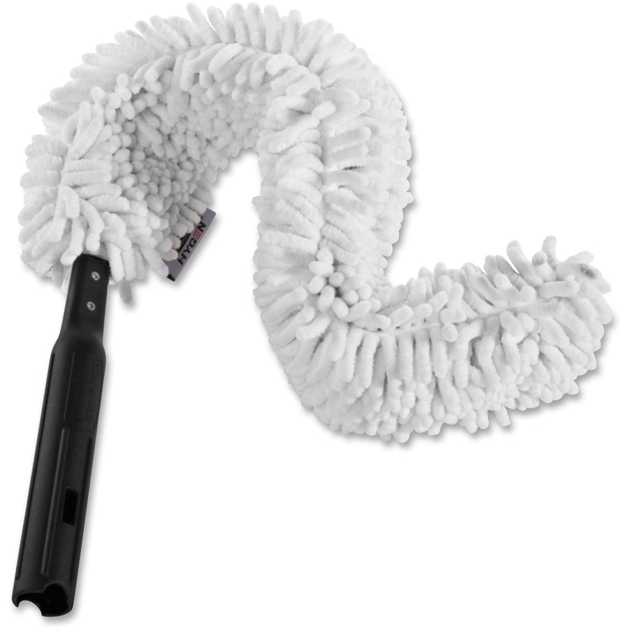 Rubbermaid Commercial Quick Connect Flexi Wand Duster, 1.1" x 1.1", White, MicroFiber, Washable, 6 / Carton, RCPQ852WHICT