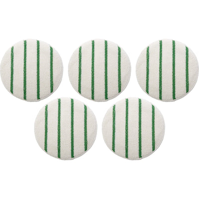 Rubbermaid Commercial Green Stripe Carpet Bonnet, 5 / Carton, RCPP26900CT
