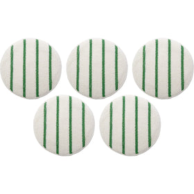 Rubbermaid Commercial Green Stripe Carpet Bonnet, 5 / Carton, RCPP26900CT