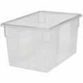 Rubbermaid Commercial 21.5-Gallon Food/Tote Boxes, Clear, 6 / Carton, RCP3301CLECT
