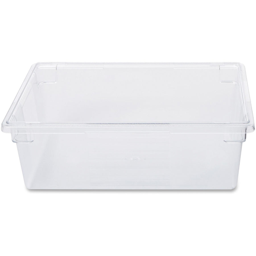 Rubbermaid Commercial 12.5-Gallon Food/Tote Boxes, Clear, Polycarbonate, 6 / Carton, RCP3300CLECT