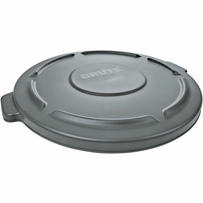 Rubbermaid Commercial Brute 55-gallon Container Lid, Gray, 3 / Carton, RCP265400GYCT