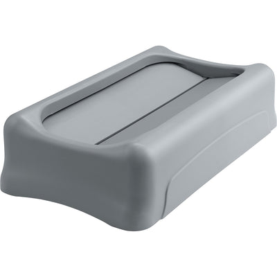 Rubbermaid Commercial Slim Jim Container Swing Lid, Gray, 4 / Carton, RCP267360GYCT