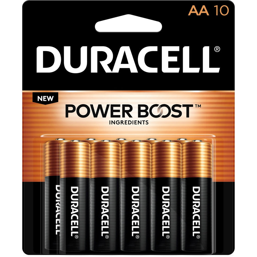 Duracell Coppertop Alkaline AA Battery 10-Packs, 6 / Carton, DURMN1500B10ZCT