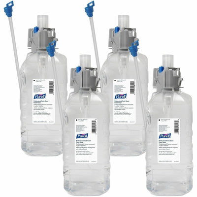 Gojo PURELL 1500mL Refill Fresh Scent Foam Soap, Clear, 4 / Carton, GOJ856104CT