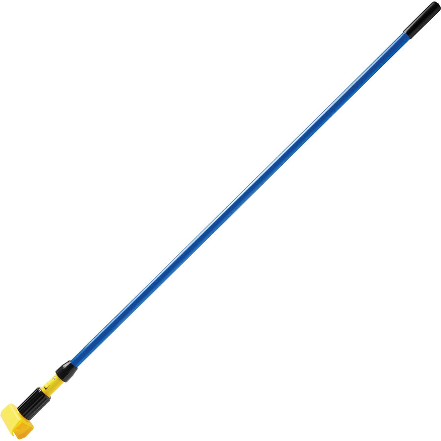 Rubbermaid Commercial Gripper 60" Fiberglass Mop Handle, Blue, Antimicrobial, 12 / Carton, RCPH246BLUCT