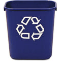 Rubbermaid Commercial 13 QT Standard Deskside Recycling Wastebaskets, Blue, 3.25 gal, RCP295573BECT