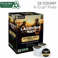 Keurig Dr Pepper . LAUGHING MAN K-Cup, Pod Colombia Huila Coffee, Keurig Single Serve K-Cup Pods, Dark Roast, 22 Count, 22 / Box, GMT8337