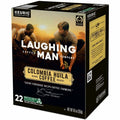Keurig Dr Pepper . LAUGHING MAN K-Cup, Pod Colombia Huila Coffee, Keurig Single Serve K-Cup Pods, Dark Roast, 22 Count, 22 / Box, GMT8337