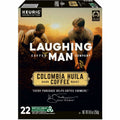 Keurig Dr Pepper . LAUGHING MAN K-Cup, Pod Colombia Huila Coffee, Keurig Single Serve K-Cup Pods, Dark Roast, 22 Count, 22 / Box, GMT8337