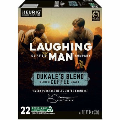 Keurig Dr Pepper . LAUGHING MAN K-Cup, Pod Coffee, 22 / Box, GMT8338