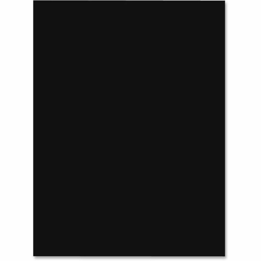 Sparco All-purpose Construction Paper, 9" x 0.50", Black, Acid-free, 1 / Pack, SPR22302