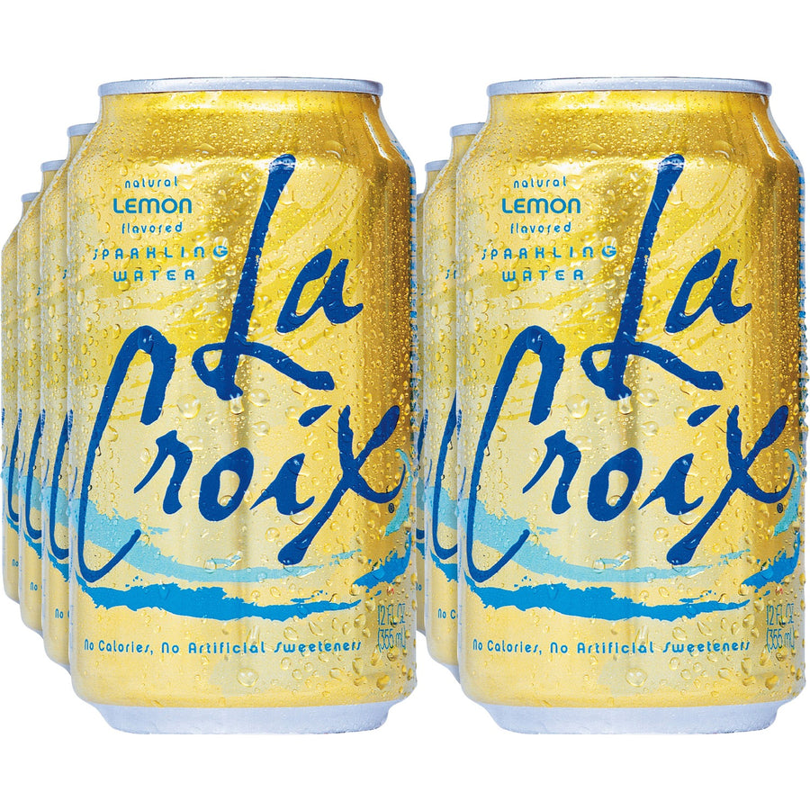 LaCroix Lemon Flavored Sparkling Water, Calorie-free, 2 / Carton, LCX40130