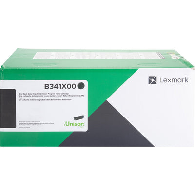 Xerox Lexmark Unison Original Extra High Yield Laser Toner Cartridge - Black -, LEXB341X00