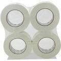 Universal 350# Premium Filament Tape, 3" Core, 48 mm x 54.8 m, Clear, 1 Roll, UNV31648