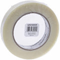 Universal 120# Utility Grade Filament Tape, 3" Core, 24 mm x 54.8 m, Clear, 1 Roll, UNV30024