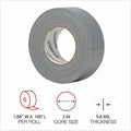 Universal General-Purpose Duct Tape, 3" Core, 1.88" x 60 yds, Silver, 1 Roll, UNV20048G
