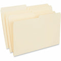 Universal 1/2 Tab Cut Legal Top Tab File Folder, 8 1/2" Width x 14" Length, 100 Box, UNV15112
