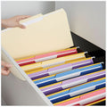 Universal 1/2 Tab Cut Legal Top Tab File Folder, 8 1/2" Width x 14" Length, 100 Box, UNV15112