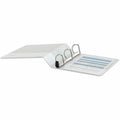 Universal Deluxe Easy-to-Open D-Ring View Binder, 3 Rings, 2" Capacity, 11 x 8.5, White, 8 1/2" Width x 11" Length, UNV30732