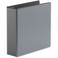 Universal Deluxe Easy-to-Open D-Ring View Binder, 3 Rings, 3" Capacity, 11 x 8.5, Black, 8 1/2" Width x 11" Length, UNV30751