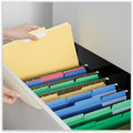 Universal 1/3 Tab Cut Letter Top Tab File Folder, 8 1/2" Width x 11" Length, 100 Box, UNV12306