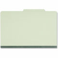 Universal 2/5 Tab Cut Legal Classification Folder, Green, 8 1/2" Width x 14" Length, 10 Box, UNV10296