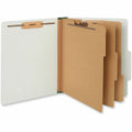 Universal 2/5 Tab Cut Letter Classification Folder, Gray, 8 1/2" Width x 11" Length, 10 Box, UNV10292