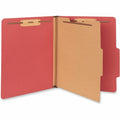 Universal 2/5 Tab Cut Letter Classification Folder, Ruby Red, 8 1/2" Width x 11" Length, 10 Box, UNV10203