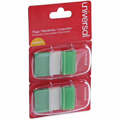 Universal Flag, Green, 100 / Pack, UNV99003